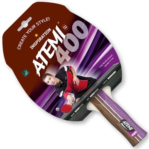 Atemi Tafeltennis Bat 400 1 ster anatomic