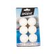 SportX Tafeltennis Ballen 6 stuks wit op blister