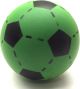 Voetbal Spons Soft 20cm Groen