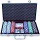 Pokerset Koffer Aluminium, 300 Fiches - 11.5 Gram