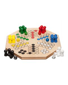 Ludo - Wooden Games Groot | 4 En 6 Spelers