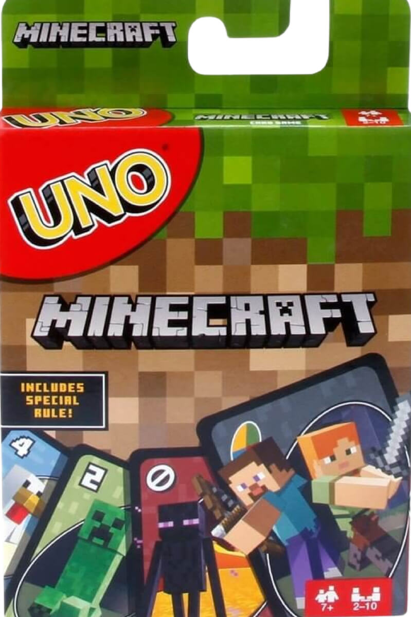 Uno Minecraft Kaartspel - NL/EN/FR/ES