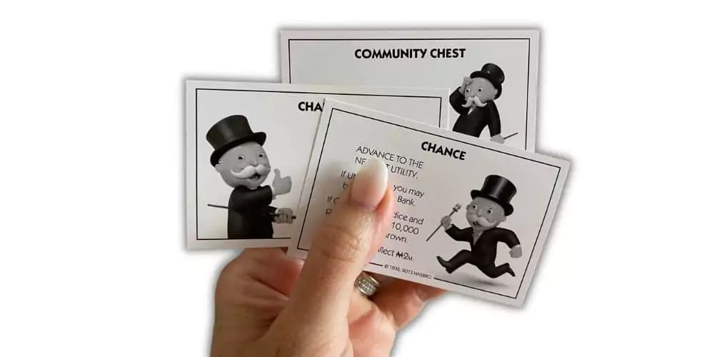Soorten kaarten bij Monopoly
