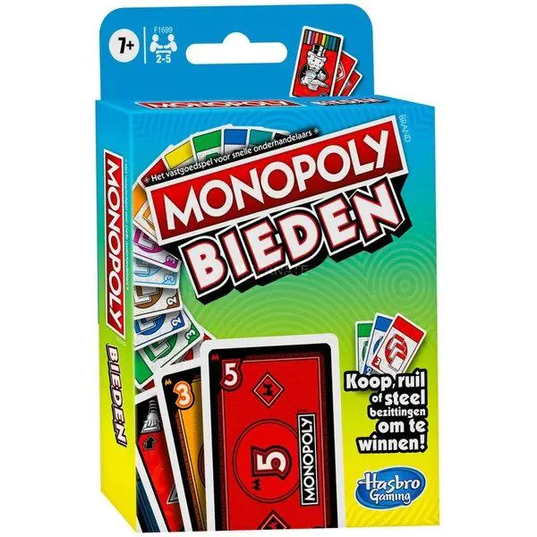 Het spel Monopoly Bieden